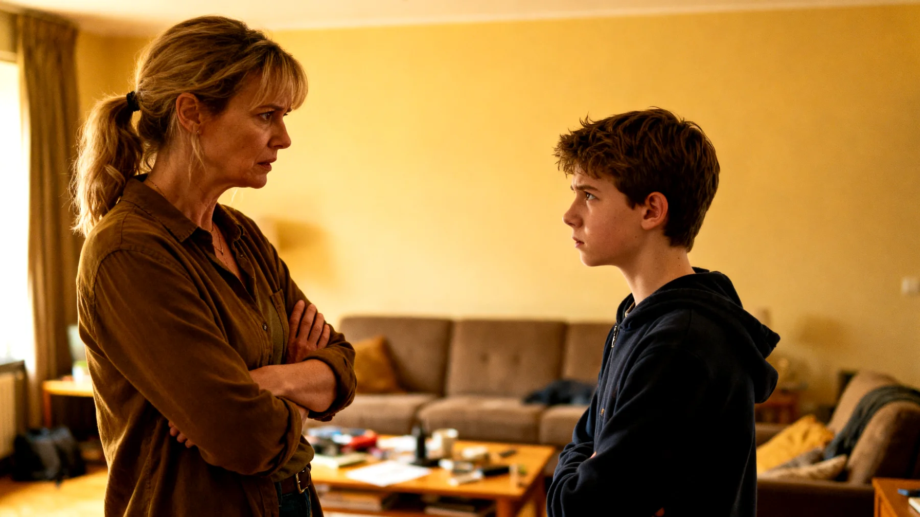 Moeder heeft moeite met het omgaan met impulsief, rebels en opstandig gedrag van haar adolescent kind"