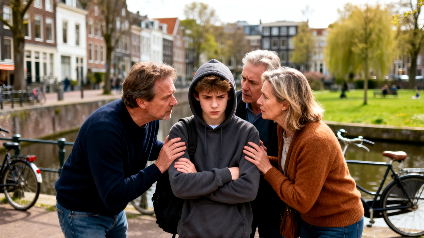 Ouders die hun adolescente kinderen overmatig beschermen, waardoor de tieners niet leren omgaan met risico's, uitdagingen en teleurstellingen, en beperkt worden in hun ontwikkeling naar zelfstandigheid en veerkracht"