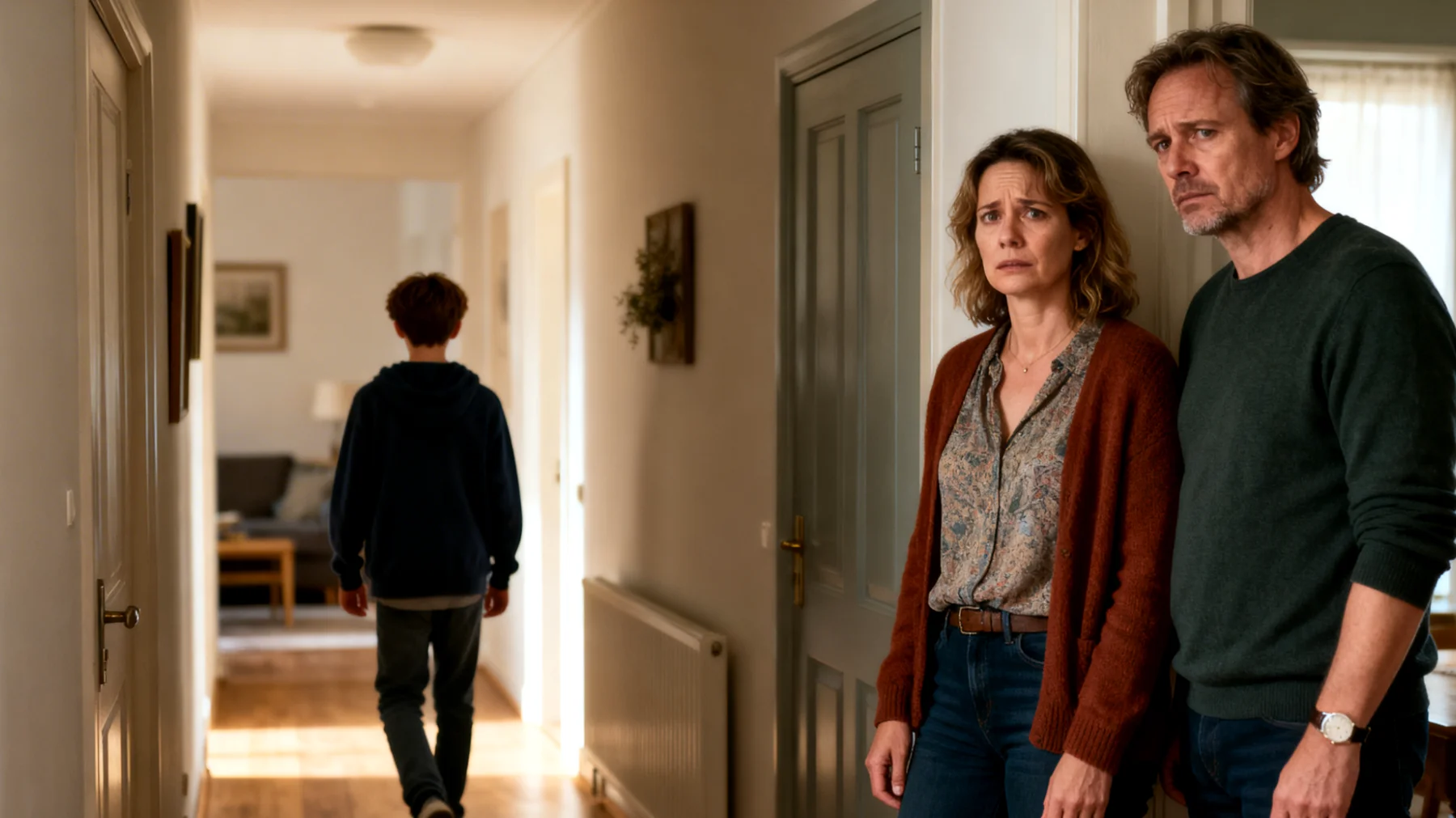 Ouders ervaren dat hun adolescent te veel autonomie toont en emotioneel afstandelijk is, waardoor de ouder-kind band onder druk staat en ouders zich buitengesloten voelen"